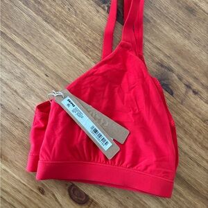 SKIMS Triangle Bralette Cherry